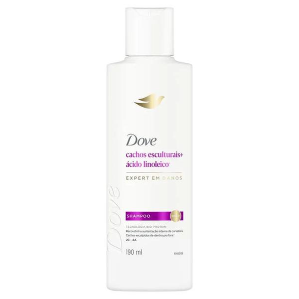 SHAMPOO DOVE CACHOS ESCULTURAIS +ÁCIDO LINOLEICO 190ML