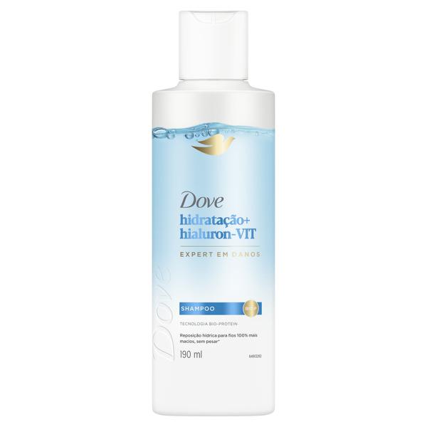 SHAMPOO DOVE HIDRATAÇÃO + HIALURON-VIT 190ML