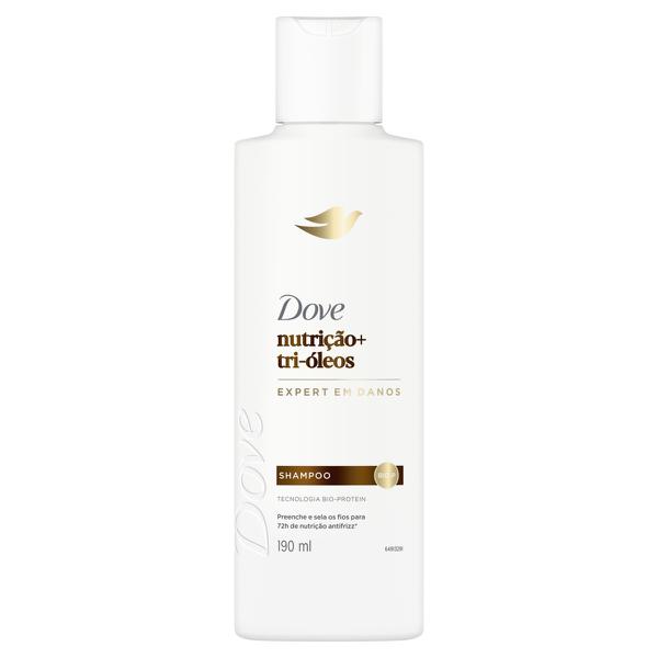 SHAMPOO DOVE NUTRIÇÃO + TRI-ÓLEOS 190ML