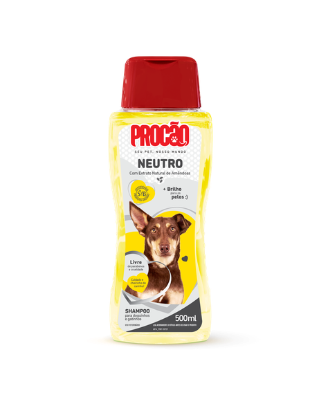 SHAMPOO P/ CÃES PROCÃO NEUTRO 500ML