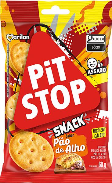 SNACK PIT STOP PAO DE ALHO 60G