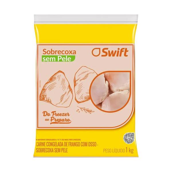 SOBRECOXA DE FRANGO SEM PELE SWIFT 1KG