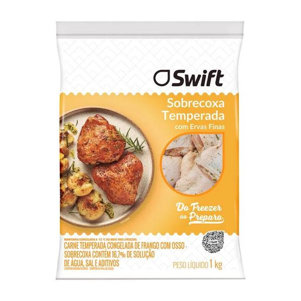 SOBRECOXA DE FRANGO TEMPERADO SWIFT 1KG