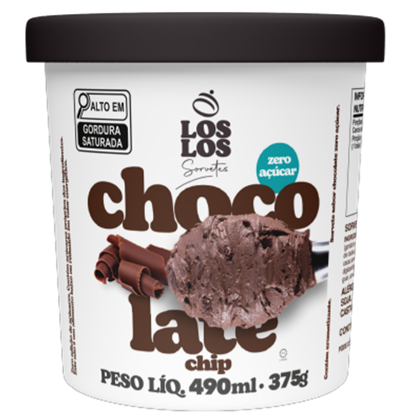 SORVETE LOS LOS CHOCOLATE ZERO 490ML