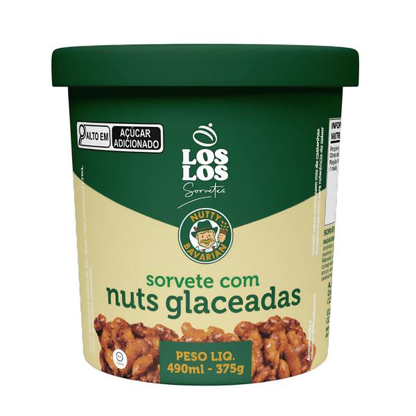 SORVETE LOS LOS NUTS 490ML