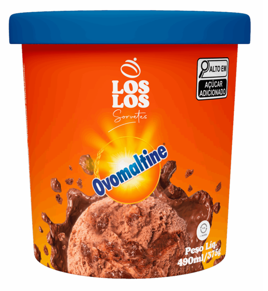 SORVETE LOS LOS OVOMALTINE 490ML