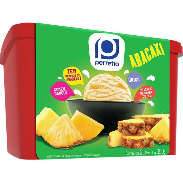 SORVETE PERFETTO ABACAXI 1,5L