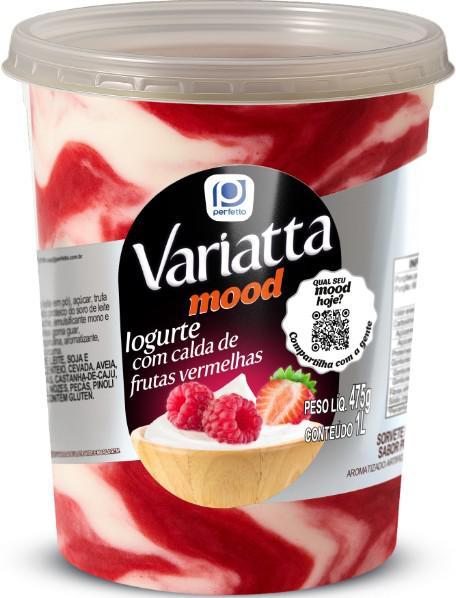 SORVETE PERFETTO VARIATTA IOGURTE COM CALDA DE FRUTAS VERMELHAS 1L