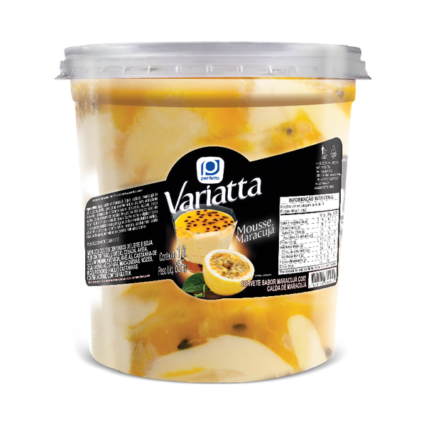 SORVETE PERFETTO VARIATTA MOUSSE DE MARACUJÁ 1L