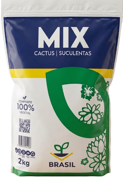 SUBSTÂNCIA BRASIL MIX CACTUS E SUCULENTAS 2KG