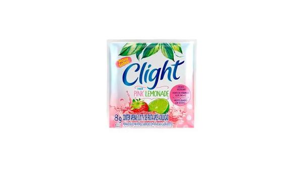 SUCO EM PÓ REFRESCO CLIGHT PINK LEMONADE 8G