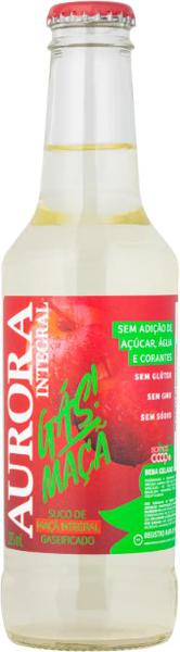 SUCO MAÇÃ AURORA GASIFICADO 275ML
