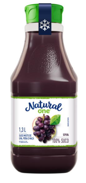 SUCO NATURAL ONE MISTO UVA, PERÂ E MAÇÃ 1,3 LITROS