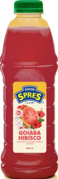 SUCO SPRES GOIABA/HIBÍSCO 900ML