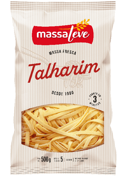 TALHARIM MASSA LEVE 500GR