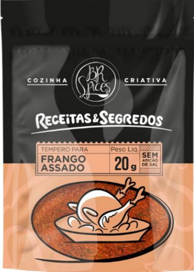 TEMPERO BR SPICES P/FRANGO ASSADO POUCH 20G