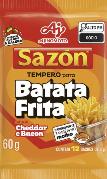 TEMPERO SAZÓN BATATA FRITA CHEDDAR E BACON 60G