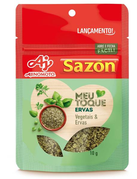 TEMPERO SAZON MEU TOQUE ERVAS POUCH 10G