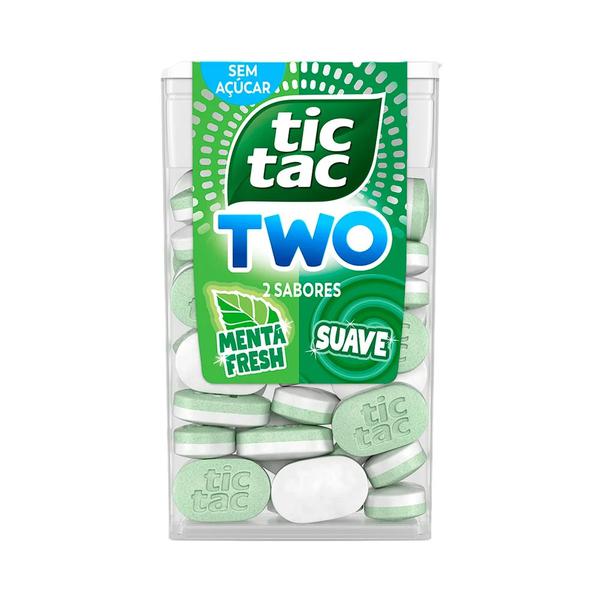 TIC TAC PASTILHAS SABOR MENTA FRESH E SUAVE SEM AÇÚCAR 38,5G