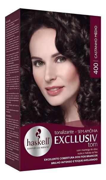 TONALIZANTE HASKELL EXCLLUSIV PRATIC TOM CASTANHO MEDIO 400