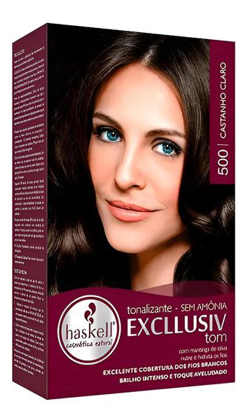 TONALIZANTE HASKELL ESCLLUSIV PRATIC TOM CASTANHO CLARO 500