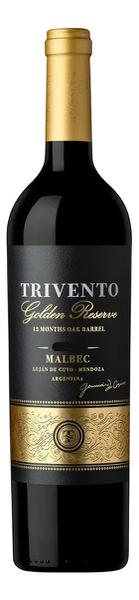 VINHO TINTO ARGENTINO TRIVENTO GOLDEN RESERVE MALBEC 750ML