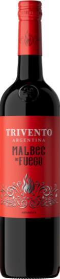 VINHO TINTO ARGENTINO TRIVENTO MALBEC DE FUEGO 750ML