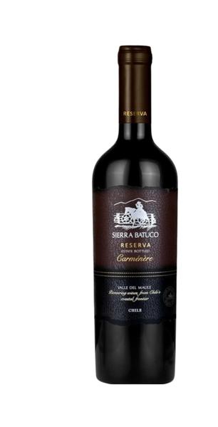 VINHO TINTO CHILENO SIERRA BATUCO RESERVA CAR.750ML