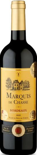 VINHO TINTO FRANCÊS MARQUIS DE CHASSE BORDEAUX 750ML