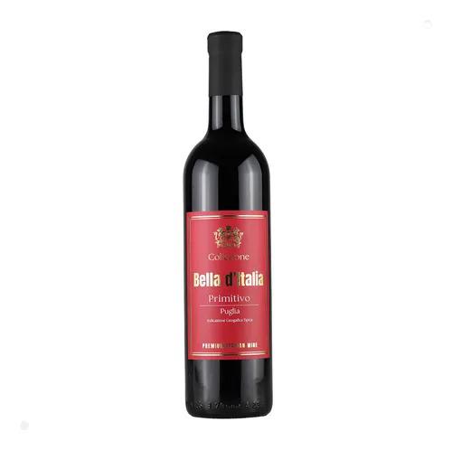 VINHO TINTO ITALIANO BELLA D'ITALIA PRIMITIVO 750ML