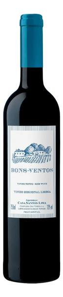 VINHO TINTO PORTUGUÊS BONS VENTOS ALENTEJO 750ML