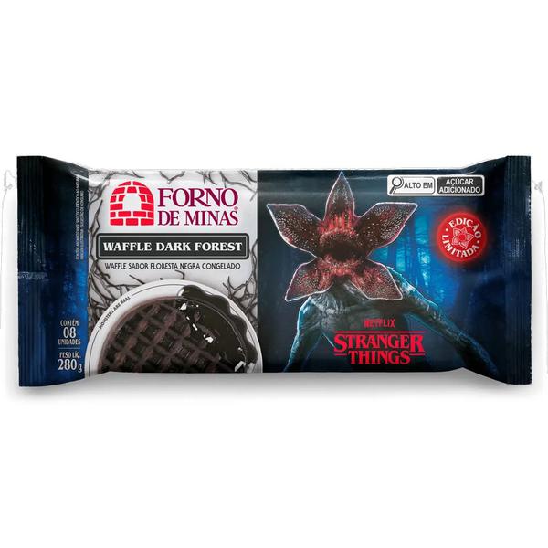 WAFFLE FORNO MINAS STRANGER THINGS DARK FOREST 280G