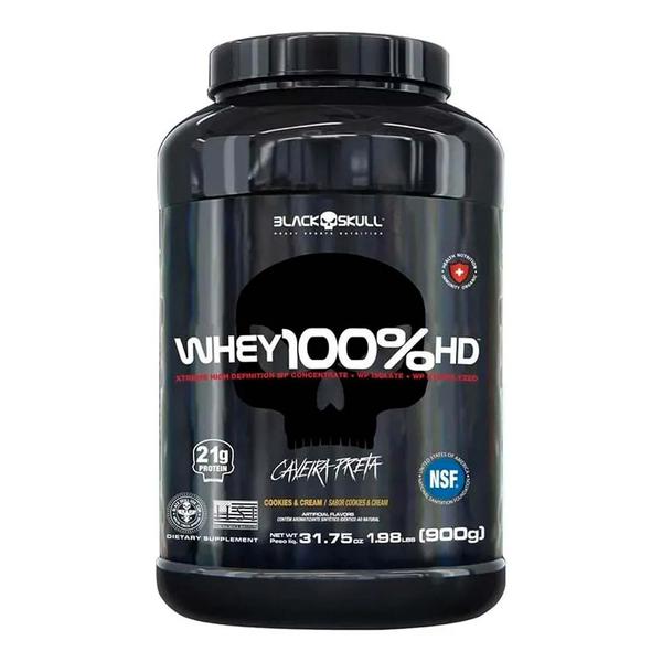 WHEY 100% HD BLACK SKULL COOKIES & CREAM 900G