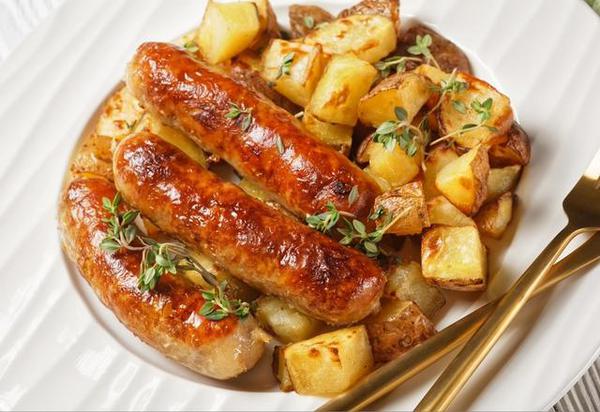 🍽️ Linguiça Assada na Airfryer com Batatas