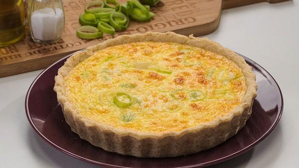 🥧🥬 Quiche de alho-poró