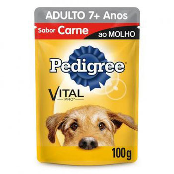 RACAO PEDIGREE 100G CARNE MOL SENIOR