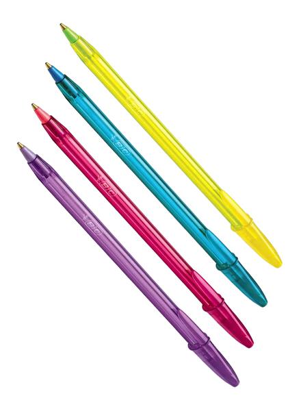 CANETA BIC CRISTAL ESFER.COLORIDA