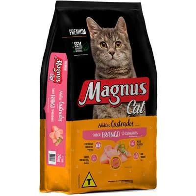 MAGNUS CAT AD.CAST.FRANGO RECH.20KG