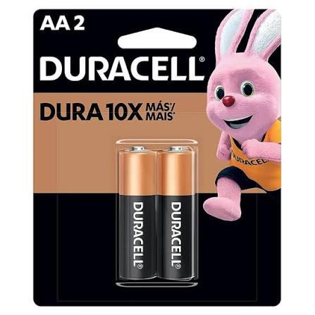 PILHA DURACEL ALCALINA AA PEQ.  C/2