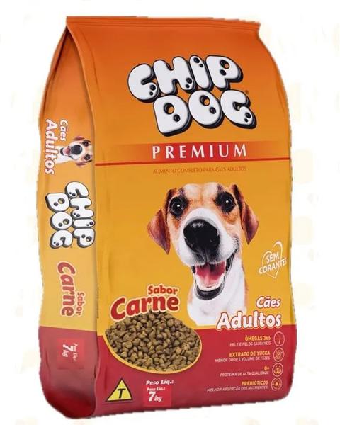 RACAO CAES CHIP DOG CARNE       7KG