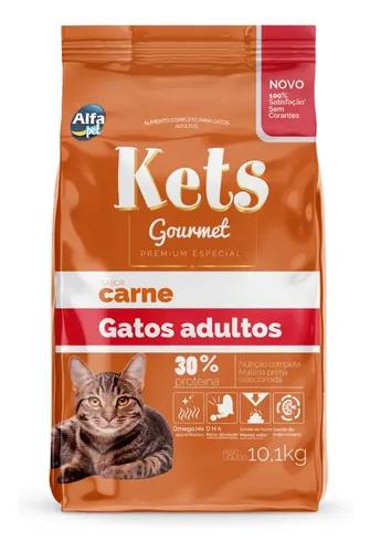 RACAO KETS CAT GOURMET CARNE    1KG