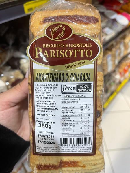 AMANTEIGADO C GOIABADA PARISOTTO 350G