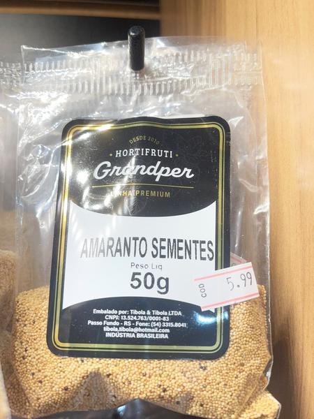 AMARANTO SEMENTES 50GR GRANDPER