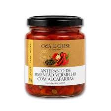 ANTEPASTO DE PIMENTAO VERMELHO COM ALCAPARAS 210G