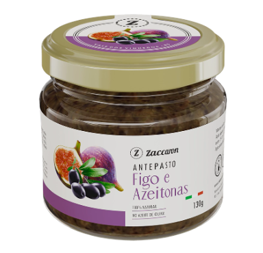 ANTEPASTO ZACCARON 130G FIGO COM AZEITONAS