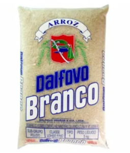ARROZ BRANCO 5KG DALFOVO