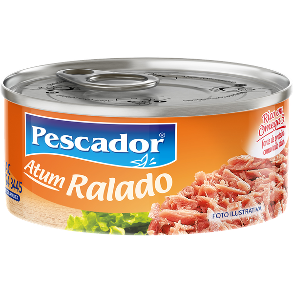 ATUM RALADO EM OLEO 140GR PESCADOR
