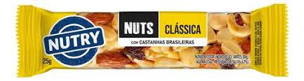 BARRA NUTS CLASSICA CASTANHAS 25G NUTRY