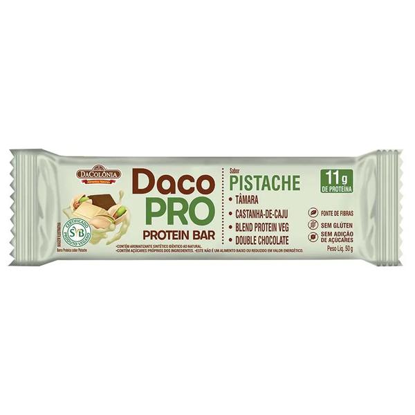 BARRA PROTEINA DACOLONIA PISTACHE 600G