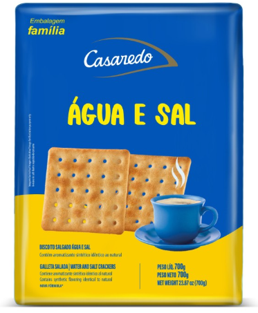 BISCOITO AGUA E SAL CASAREDO 700G